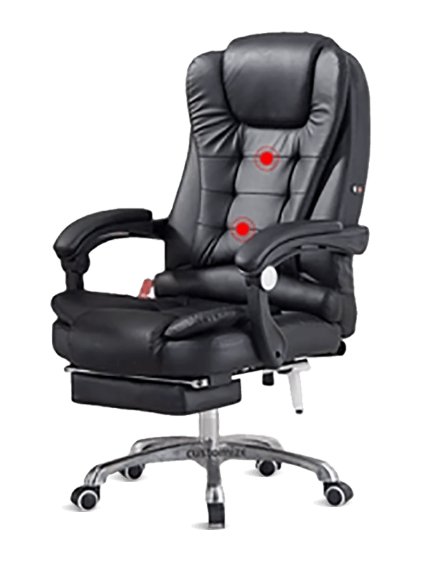 lux modern popular multi-functional masaj sef scaun pivotant de birou din piele 
