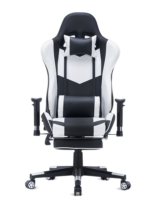 Scaune de curse de jocuri personalizate Scaun de birou pivotant ergonomic cu masaj 